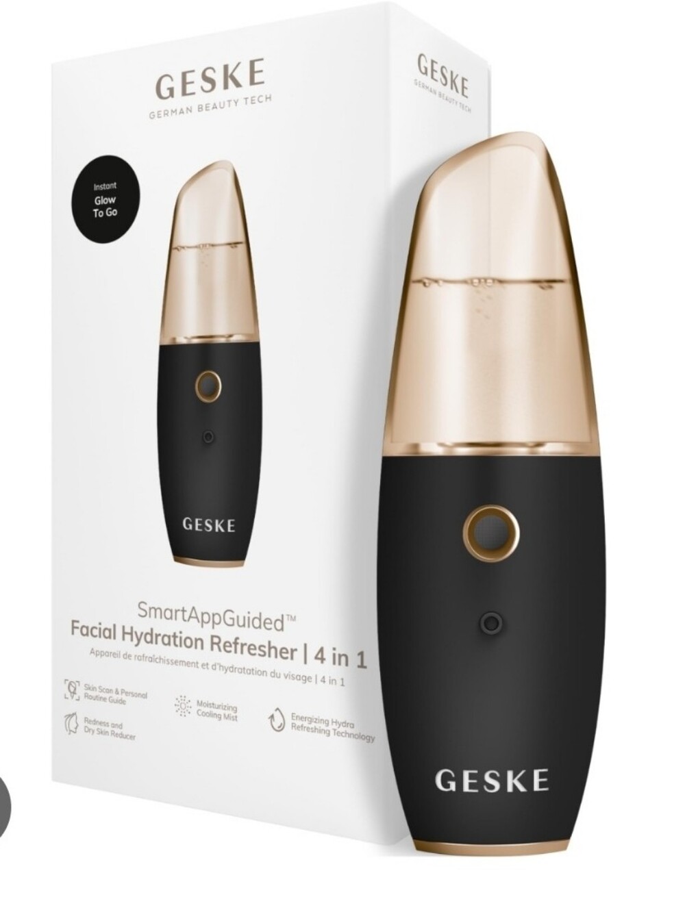 GESKE SmartAppGuide Facial Hydration Refresher 4 in 1 NEW